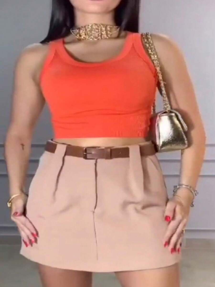 Women Shorts - Màu be - Xem 1