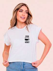 Women T-Shirts - trắng - Xem 1