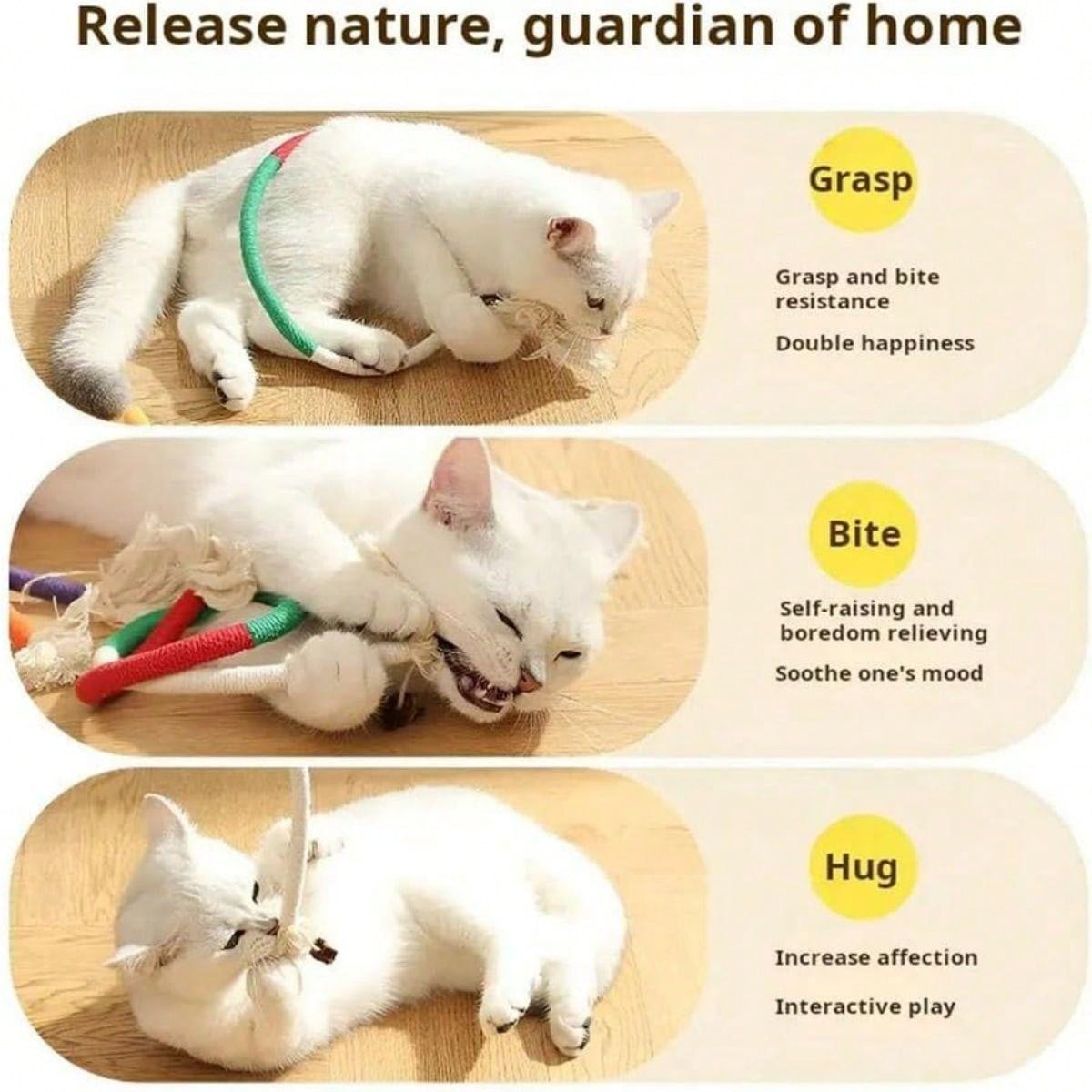 Cat Toys For Indoor Cats, Natural Catnip Kittens Cat Chew Toy For Teeth Cleaning, Dental Health