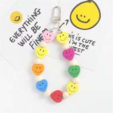 1 Miếng Nhiều màu Bằng gỗ Kết cườm Móc chìa khóa Đối với phụ nữ Với Dễ thương Con voi , Hoa Hướng dương & Thiết kế hoa , Cũng có thể sử dụng Như Vòng đeo tay Hoặc Túi quyến rũ - Nhiều màu - Xem 9