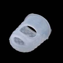 5入組白色攜帶方便的簡易加厚耐磨防滑矽膠指頭保護套 - 白色 - 查看 11