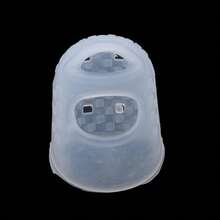 5入組白色攜帶方便的簡易加厚耐磨防滑矽膠指頭保護套 - 白色 - 查看 9