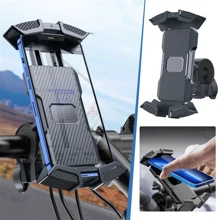 Bicycle Gps Navigation Mount And Motorcycle Phone Holder - Black - View 1