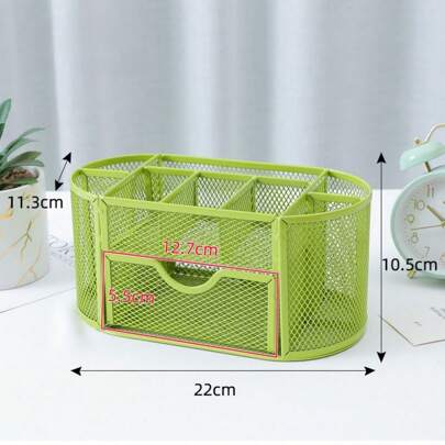 Caja de almacenamiento de papelería de escritorio, caja de almacenamiento tipo cajón, caja de almacenamiento multifuncional , caja de almacenamiento de escritorio de estudio