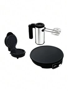 RCA Sweet Combo (Waffle Maker + Crepe Maker + Mixer) RC-CD - 黑色 - 查看 2