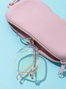 Silicone Glasses Case Silicone Eyeglasses Bag Zipper Silicone Glasses Case With Hook Glasses Accessories For Women - Multicolor - View 4