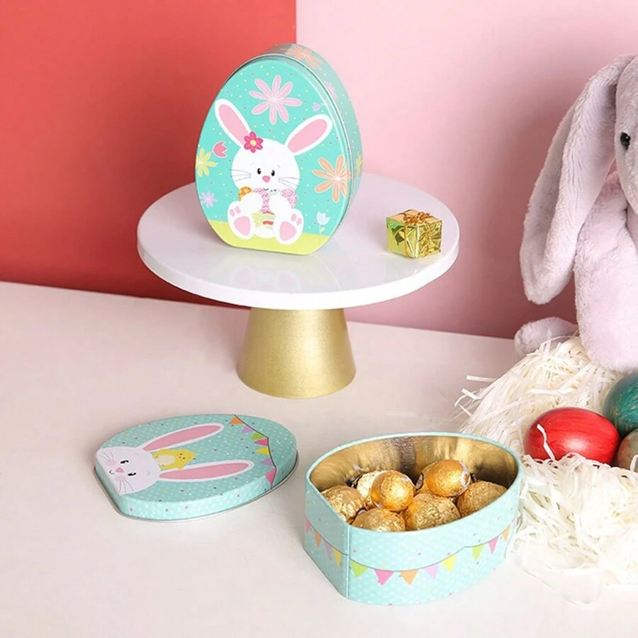 1 Miếng Tiệc Phục sinh Hộp Quà , Con thỏ Trứng Kẹo hộp , Quà tặng lễ hội , Thích hợp Đối với Bạn , Bạn học , , Trẻ em , Dễ thương Và Thú vị Qủa tặng - Nhiều màu - Xem 1