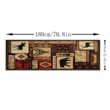 1 Miếng Tấm thảm nhà bếp , Hấp thụ Pha lê Nhung Dài Chống trượt Tấm thảm , Tất cả Thời tiết , Dễ Đến Lau sạch - màu nâu - Xem 8