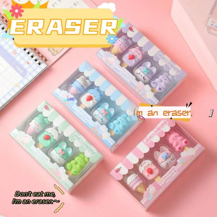 5050 Sweet Dessert Rubber Erasers SHEIN USA