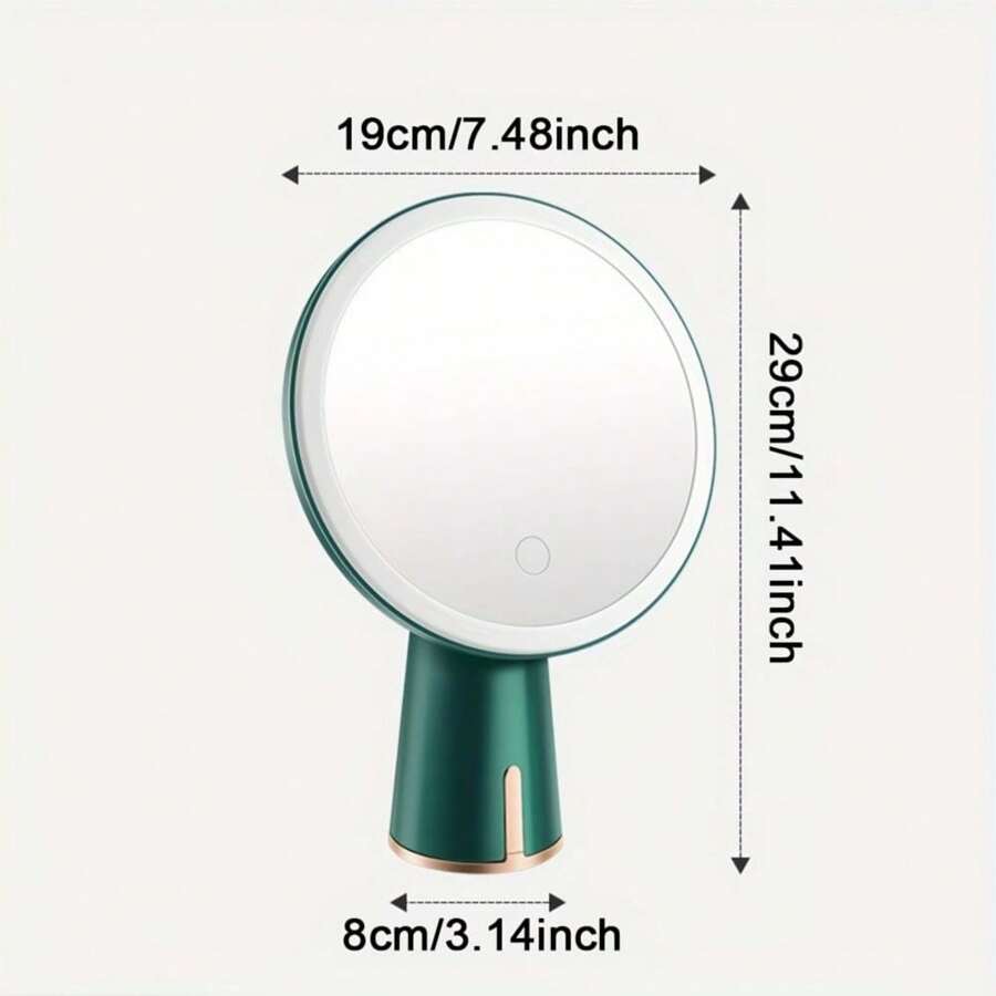 Lighted Makeup Mirror With LED Light, 4K HD Desktop Makeup Vanity