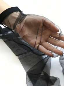 1 cặp quần tất siêu mỏng 0d có đáy quần một đường, thích hợp cho trang phục hàng ngày hoặc hẹn hò - màu đen - Xem 3