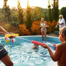 4pcs Or 8pcs Summer EVA Pull-Type Water Gun Toys For Kids, Outdoor Beach Water Play Foam Water Gun (Random Color),Water Gun,Water Guns,Gun,Toy Guns Boys,Beach Games,You Gun,Orbi Gun,Boys Toy Gun,Water Gun Electric,Orby Gun,Beach Items For Kids,Water Guns Outdoor,Water Gun,Water Guns,Orby Guns - Nhiều màu - Xem 3