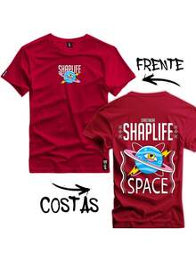 Shap Life Men T-Shirts - 紫紅色 - 查看 2