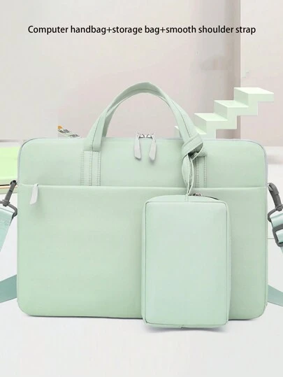 2 件多功能电脑包内衬袋收纳袋便携式轻便简约最大容量适用于 14 英寸笔记本电脑教室笔记本电脑包教室包教师收纳袋教室收纳袋