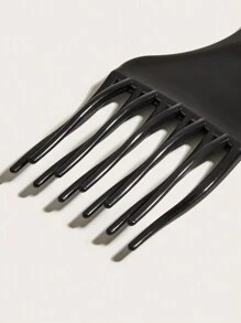 Hair Picks Ergonomic Design Hair Picks ABS Material 1pc Wide Tooth DIY Hairstyles For Thick Curly Hair For Salon Styling Afro Hair Pick Comb Small Hair Fork Comb, Hairdressing Styling Tool For Curly Hair For Men Women Plastic, Black, Hair Brush, Comb, Hair Tools, Hair Products And Accessories For Barber Salon Beauty Travel Essentials,Back To School,Travel Holiday Essentials,Hair Accessories For Women,Brush,Hair Brushes,Edge Brush,Brush Hair,Hair Comb,Comb Hair,Detangling Brush,Ball Brush,Mini Hair Brush,Hair Brush Set,Wooden Comb,Hair Brush, Brush, Comb, Slick Back Brush, Hairbrush, Edge Brush, Brush Hair, Hair Comb, Hair Brush Set, Comb Hair, Mini Hair Brush, Detangling Brush, Hair Brushes,Hair, Accessories, Hair Products, Hair Tools, Hair Stuff, Hair Care, Curly Hair Brush, Barber, Barber Accessories, Hairdressing Equipment,Travel Essentials,Travel Essential,Hairstyle,Hairdressing - Black - View 6
