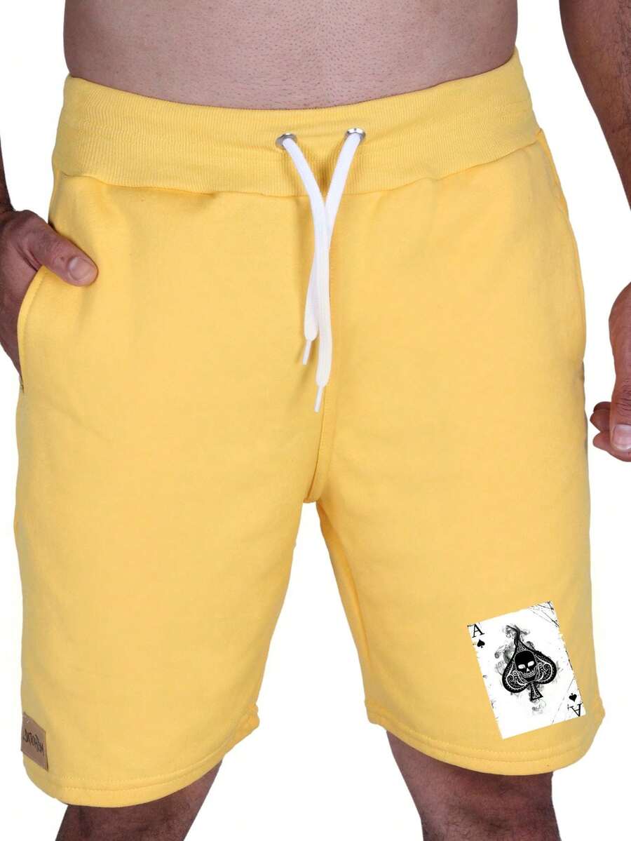 Men Shorts - Yellow - View 1