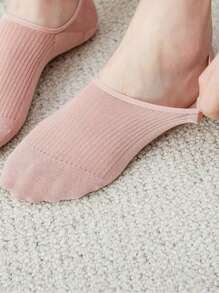 5 Pairs Women's Super Thin Summer Ankle Socks, Breathable Comfortable Invisible Socks, Minimalist Cute Candy Color Non-Slip No-Show Socks - Multicolor - View 4