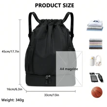 Mochila Con Cordón De Moda, Mochila Casual Nueva Para Hombres Y Mujeres Exterior Montañismo De Tela Oxford Senderismo Fitness
