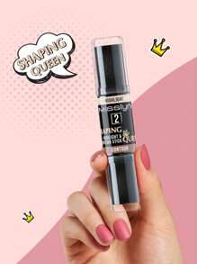 MISSLYN 塑形女王高光修容棒,双头设计,乳霜质地,哑光妆效,可打造精致妆容,持久显色,适用于各种肤质,打造精致面部妆容,品牌美妆,面部彩妆,适合女性和女孩,冬季必备,Y2K 风格,时尚百搭,生日礼物、情人节礼物、派对必备、新年礼物,色彩百搭,纯素且不经动物实验 - 輪廓棒02 - 查看 10