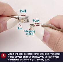 1 Miếng Thư vàng Truyền thống Cổ điển Kiểu Đồ treo Vòng tay Thủ công Vòng tay Liên kết DIY Làm Retro Phụ kiện - Vàng - Xem 9