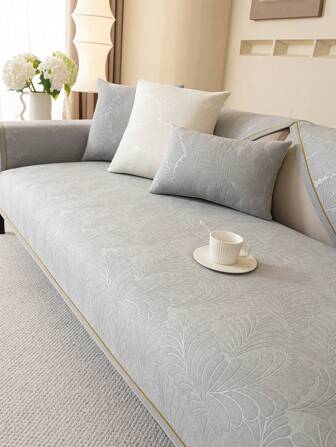 1pc Universal Sofa Cushion For Four Seasons, Modern And Simple, Anti-Slip, Dust-Proof, Dirt-Resistant, Washable Sofa Cover, Sofa Blanket