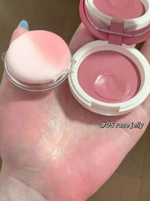 HOLIKA HOLIKA Jelly Dough腮红 #05 玫瑰果冻色，质地柔滑，显色度高，轻盈易晕染，可叠加，韩国腮红膏，4.2克 | 韩国彩妆 - #05 ROSE JELLY - 查看 1