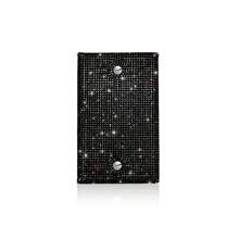 CILIA 1pc Switch Cover Panel Light ,Black Diamond Night, Wall Panel Switch Cover, Gang Toggle,For Home - Black - View 5