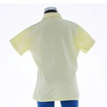 Camisa para Niño Color amarilla Manga Corta 3687 1 A 18 Años - Amarillo - Ver 4