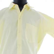 Camisa para Niño Color amarilla Manga Corta 3687 1 A 18 Años - Amarillo - Ver 3