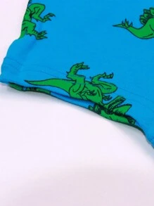 6 Pieces Young Boy Soft  Dinosaur Underwear Children Truck Panties - Blue - View 5
