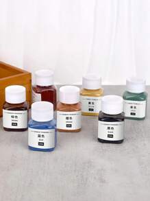 1 Pièce 30 Ml Planter De Coloration En Ciment De Gypse Pigment Poudre De Gypse Concentré De Couleur, Moule De Plâtre De Ciment En Béton De Bricolage, Accessoire De Fabrication De Bijoux