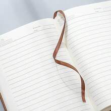 1 Miếng A5 Phong cách Công sở sổ tay Với Từ tính & Kim loại Nút Khóa , Da giả Che phủ - Màu xanh bụi bặm - Xem 5