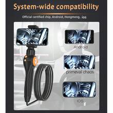 1080P Độ nét cao , Thích hợp Đối với Ô tô Bảo trì , Công nghiệp Điều tra , 360-độ Hai cách Vòng xoay , Nhiệt độ Sức chống cự , 90° Không thấm nước Và Chống thấm dầu - trái cam - Xem 3