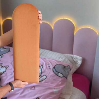 Cabeceira Modular Estofada Autocolante 60x20cm 1 Modulo Cama Box