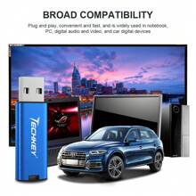 BIYETIMI USB 2.0 32gb Pen Drive 128gb Flash Drive Colorful Flash Disk Cle Usb Storage Device High-Speed Memory Stick 64G Pendrive - Blue - View 6