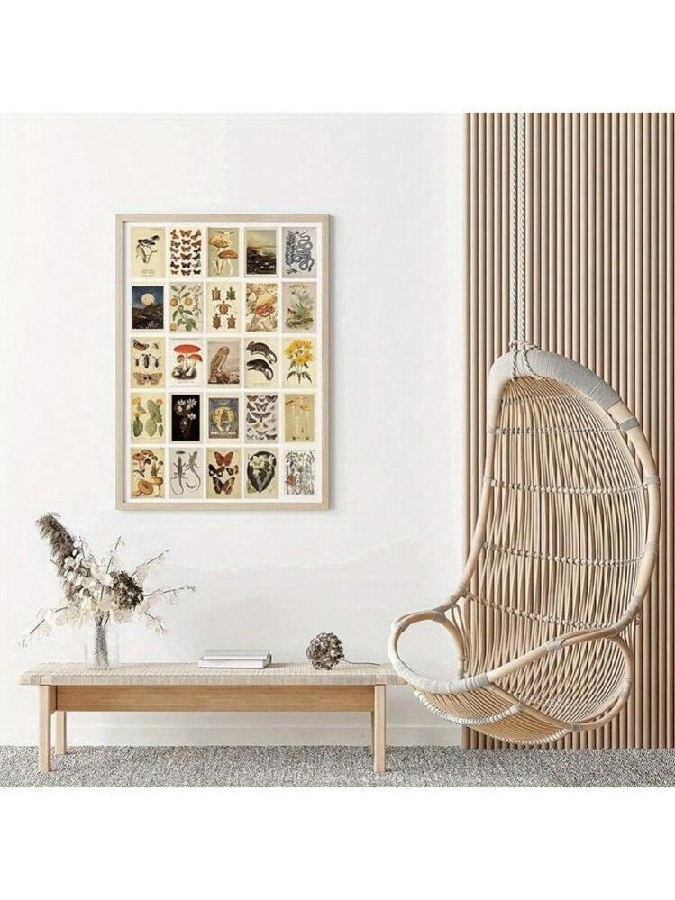 KOSKIMER Kit per collage da parete da spiaggia, 100 pezzi, 100 pezzi, 100 x 15 cm, decorazione estetica preppy, decorazione da parete per camera da letto, adolescenti, poster decorativi per la stanza