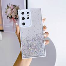 白色防摔漸變星空pc殼手機殼,適用於蘋果、三星、小米、oppo保護殼 - 白色 - 查看 2