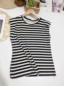 Women T-Shirts - Đen và trắng - Xem 2