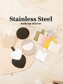 1 Miếng Chic Có thể mang đi Gương trang điểm - Nổi bật HD 8K Thép không gỉ Ống kính Và A Phạm vi Của Da Màu sắc ( Hoa hồng , Màu hồng , Đen , Xanh , Màu xanh lá ) Lý tưởng Qủa tặng Đối với Mẹ , , , , , , , Phù dâu , Và Đặc biệt Dịp Như Kỳ nghỉ , Sinh nhật , Đám cưới , Ngày lễ Mẹ , Và Ngày lễ tình nhân Sành điệu Và Nọn nhẹ Thiết kế , A Sự lựa chọn Đối với Lễ ăn mừng - Nhiều màu - Xem 1