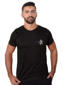 Men T-Shirts - 黑色 - 查看 2