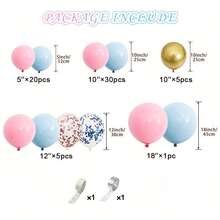 129 cái , Màu hồng Và Xanh Quả bóng bay , Vòng hoa Arch Bộ dụng cụ Màu hồng Xanh Bông Giấy , Vàng Mủ cao su Bóng bay , Tiết lộ giới tính Bóng bay , Con trai Cô gái Tiết lộ giới tính Đồ trang trí , Tắm em bé Sinh nhật Lễ cưới Buổi tiệc Đồ trang trí , Hình chụp Quả bóng bay , Bong bóng Party , Trang trí đám cưới - Nhiều màu - Xem 3