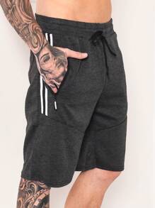 Men Shorts - 深灰色 - 查看 1