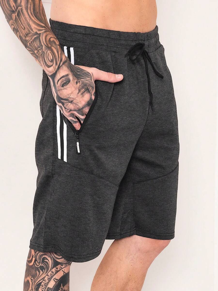 Men Shorts - 深灰色 - 查看 1