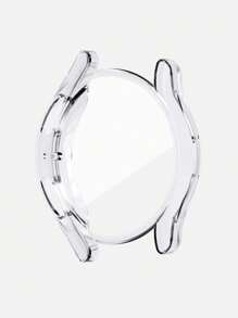 1pc Unisex Transparent Soft TPU Full Coverage Scratch-Resistant 2-In-1 Smart Watch Case And Screen Protector, Compatible With 40mm/44mm Samsung Watch, Compatible With Samsung Galaxy Watch 4/5/6/7, Smart Watch Shell Accessory Protective Case - Clear - View 8