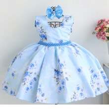 Young Girls Dresses - 藍色 - 查看 1