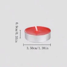 10pcs Holiday Decor 2-4 Hour Tea Light Candles, Hotel Proposal Birthday Aromatherapy Warming Candles For Tea Brewing Gifts Graduation
