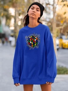 Men Sweatshirts - 寶藍色 - 查看 4