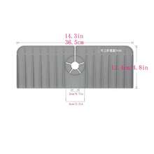 1pc Water Tap Handle Water Filter, Splash-Proof Cover For Water Tap, And Kitchen Sink Splash-Proof Cover Suitable For Kitchen Sink Dry Pad, Soap Sponge Accessories, Sink Tray, Bathroom Bar Counter Protection - Gray - Light Grey - View 3
