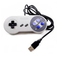 Controlador De Videojuegos Con Cable, Usb, Snes Mini Gamepad. Interfaz Para Pc - Blanco - Ver 5