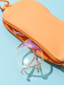 Silicone Glasses Case Silicone Eyeglasses Bag Zipper Silicone Glasses Case With Hook Glasses Accessories For Women - Multicolor - View 8